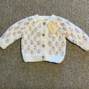 Spearmint baby cardigan 18-24 months